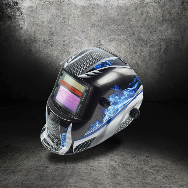Solar Automatic Welding Helmet Welding Mask Head-Mounted Goggles Light Filter Welding Cap Protective Helmet Flat Flip Half