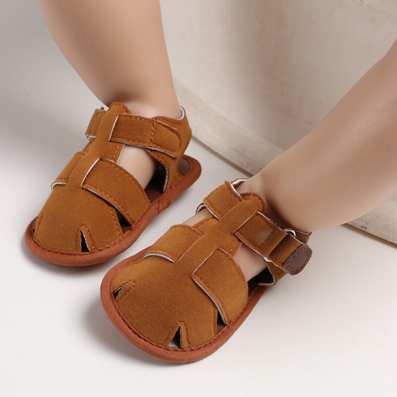 Sandalias para niños Zapatillas Zapatos Infantiles 0-18M sandalias para bebés antideslizantes zapatos huecos de verano Zapatos suaves para bebés