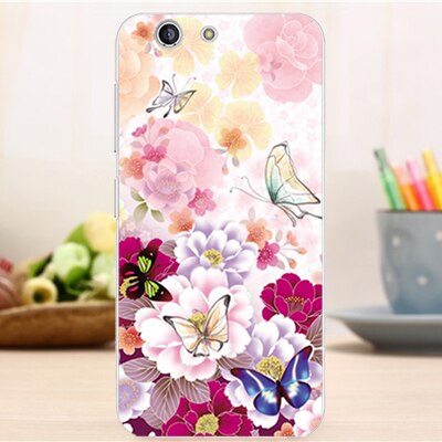 Cover voor ZTE Z10 Case voor ZTE Blade Z10 Cover Cartoon TPU Case Voor ZTE Z10 Z 10 Vlinder Bloem Cover: 4