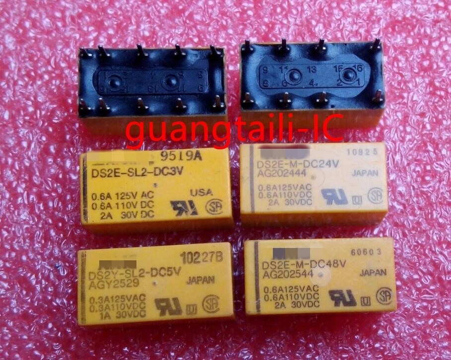 10PCS DS2E-SL2-DC3V DS2Y-SL2-DC5V DS2E-M-DC24V DS2E-M-DC48V DIP-10