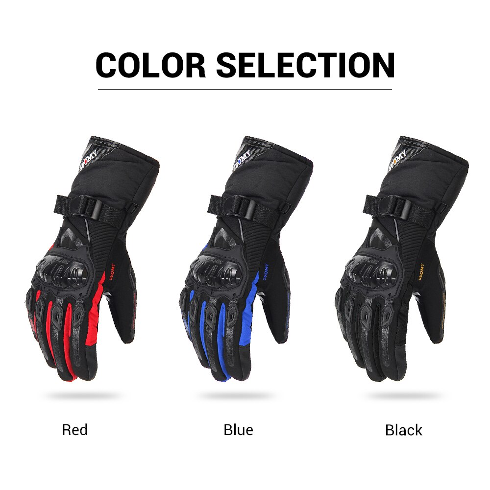 Waterdichte handschoenen voor wielrennen, heren, dames, winddichte winter fiets handschoenen, touchscreen vingers, motor fiets handschoenen