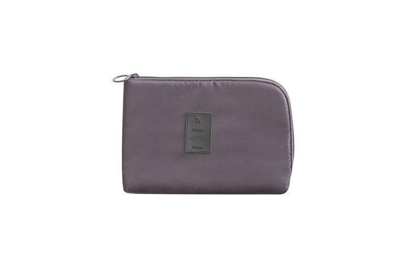 Borsa per accessori da viaggio borsa per Gadget portatile USB digitale organizzatore elettronico custodia per cellulare da viaggio borsa cosmetica Mobile: Grey