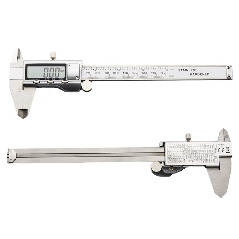 Stainless steel metal Digital Vernier Caliper 150mm Precise Electronic Ruler Measuring tool instruments micrometer