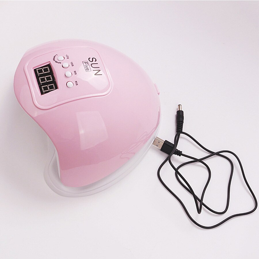 Lampe LED UV pour vernis à ongles, avec câble USB, sèche-colle, lampe de manucure et pédicure, 48W/6W