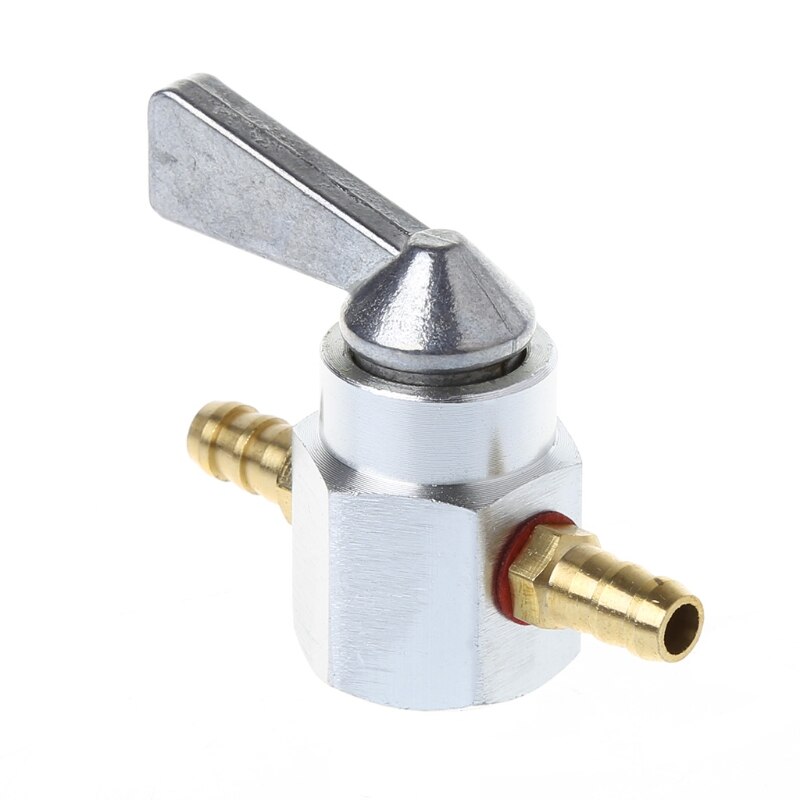 Universal 6mm in-line benzin / brændstofhane motorcykel tænd-sluk petcock brændstofkontakt