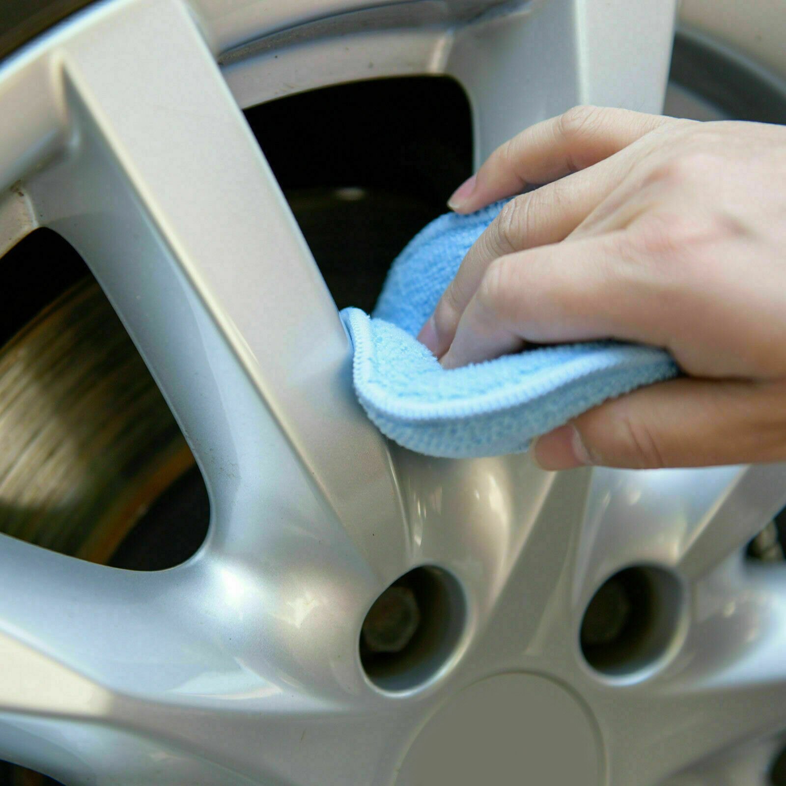 10pcs Sponge Set Car Washing Polishing Pad Waxing Supplies Accessories