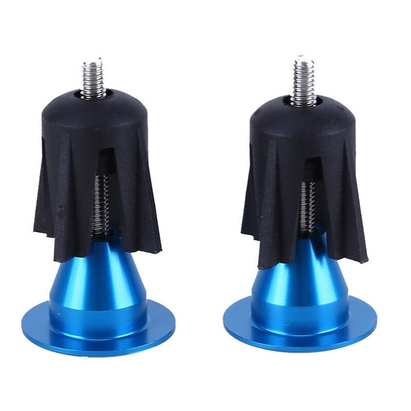 1 paire vélo poignée guidon embout en alliage d'aluminium serrure vtt montagne poignée barre embouts pour vélo guidon accessoire