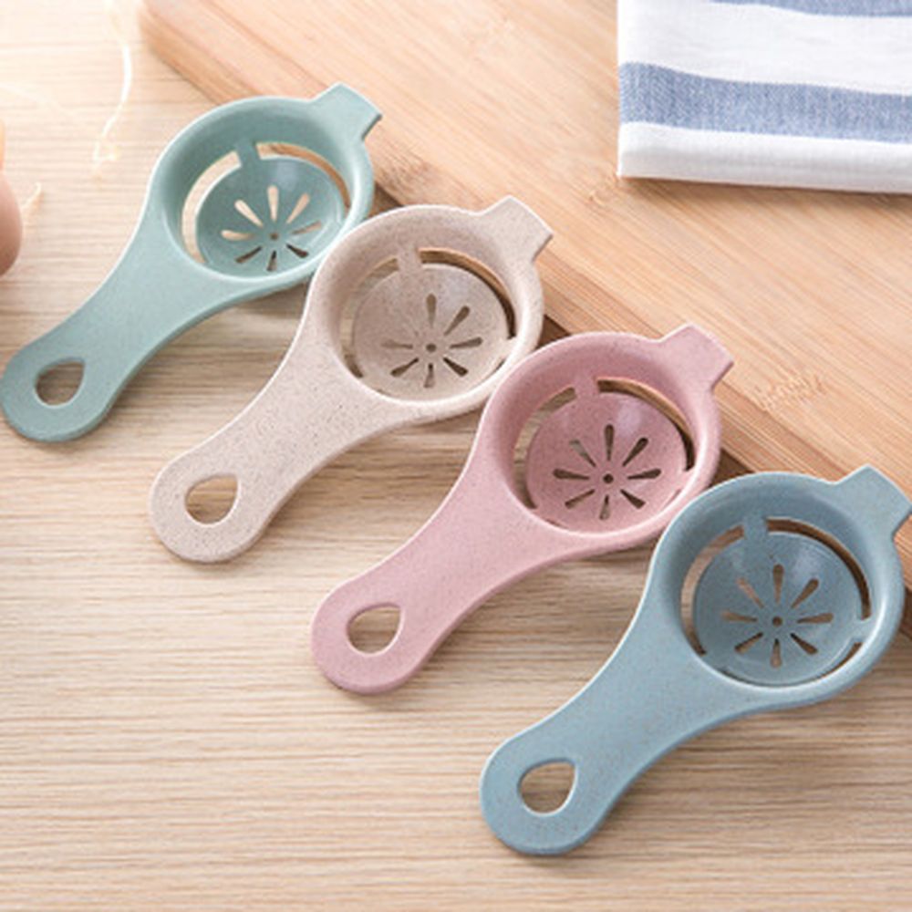 Herramientas de separador de huevos de paja para el hogar, accesorios de cocina, separador de huevos de plástico de grado alimenticio, herramientas para cocina, accesorios de cocina