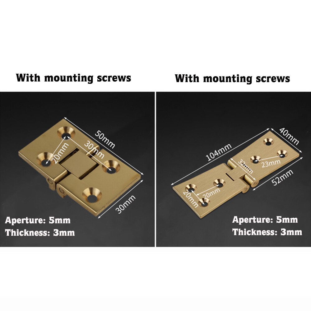 countertop hinges Thickened flap hinges with mounting screws