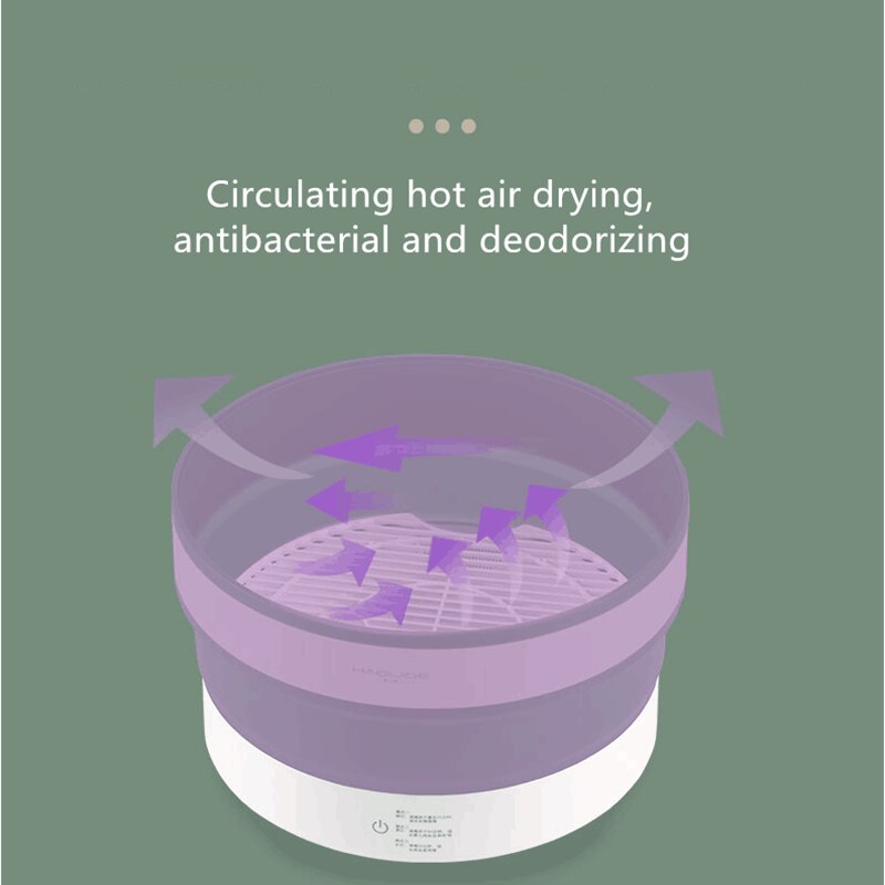 220V Foldable Electric Disinfection Drying Box Underwear Baby Clothes Mask UV Sterilizer