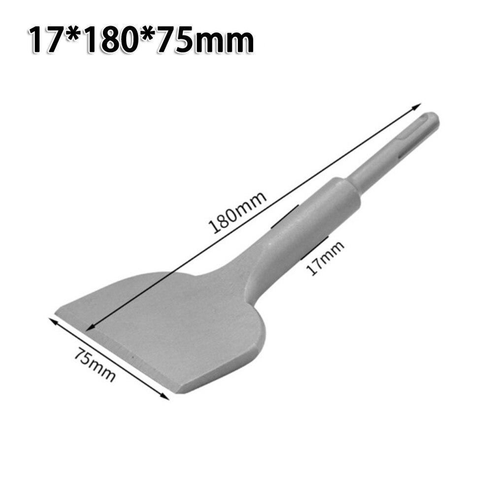 SDS-Plus Tile Chisel Cemented Carbide Electric Hammer Chisel Power Tool Accessories 15 Degree Tile Removal Chisel Scraper Bits