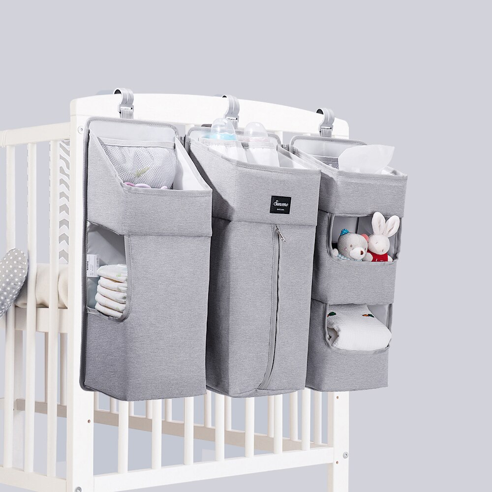 Sunveno Crib Organizer for Baby Crib Hanging Stora... – Grandado