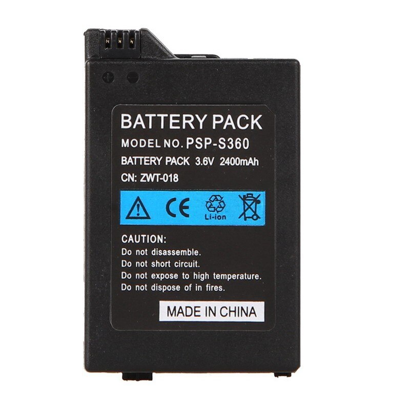 3.6V 2400mAh Li-ion Replacement battery for PSP 2000 PSP 3000 3.6V battery pack PSP-S360 Game machine battery
