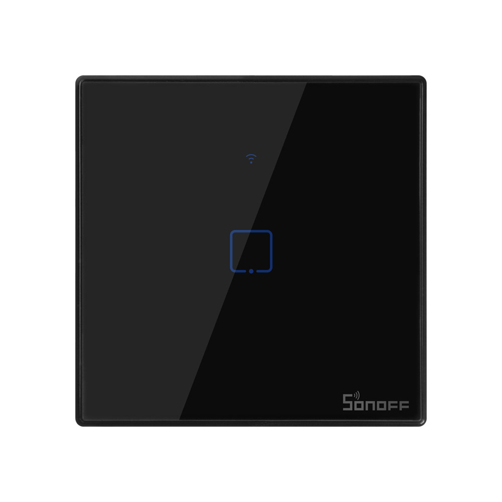 SONOFF TX T2/T3 UE/REINO UNIDO/EE. UU. Wifi/433mhz RF Interruptor táctil de pared inteligente 1/2/3 Gang Control remoto Wifi interruptores de luz para hogar inteligente: violet