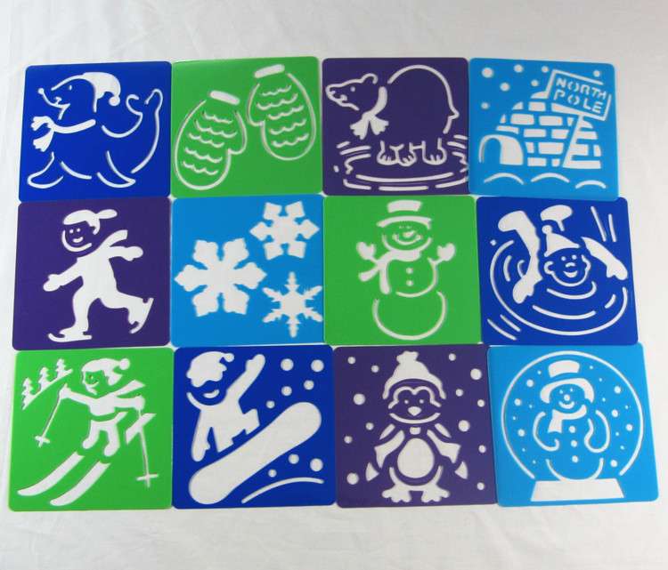 Børn puslespil tidligt maleri vinterliv tegnebræt tegneserie legetøj papirvarer skabelon værktøjer plast unisex særtilbud
