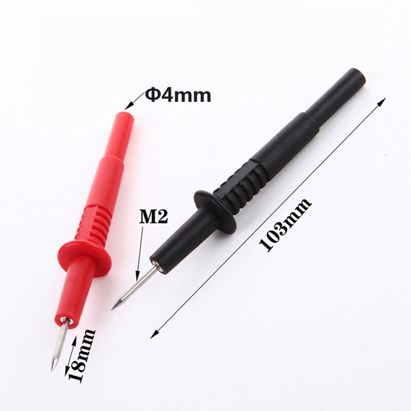 QHTITEC Universal Digital Multimeter Test Leads Accessory kit Instrument Probe Replaceable Multimeter Test Leads