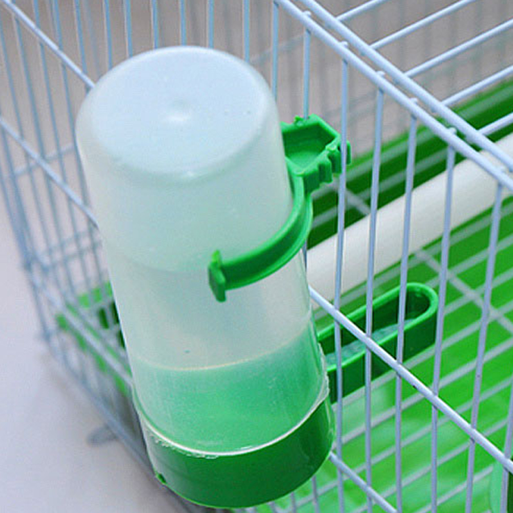 4pcs Aviary Birds Water Bottle Pet Feeder Waterer Clip Drinking Bowls for Birds Budgie Cockatiel Lovebird Farming Equipment