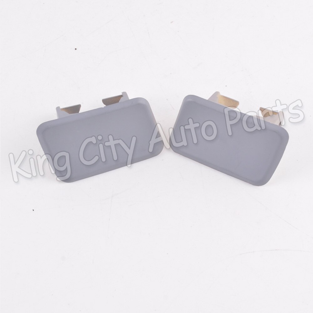 CAPQX 1Pair For BMW X3 E83 M 2003 Car Left & Right Headlight Washer Primed Nozzle Jet Cover Cap 61673416176 61673416175