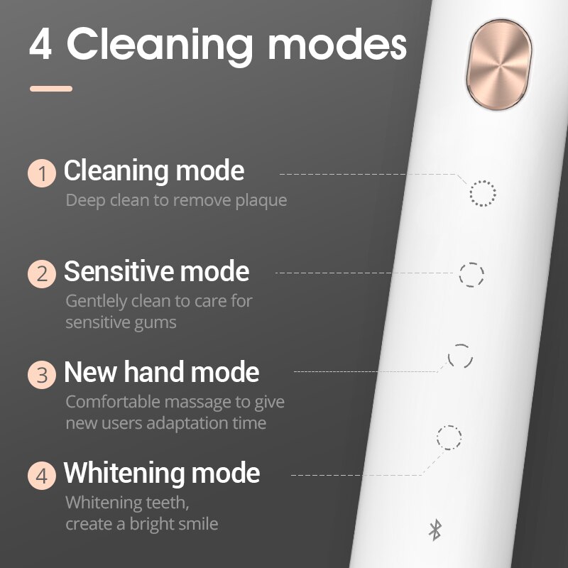 SOOCAS X3U – brosse à dents électrique ultrasonique, mise à niveau automatique, charge rapide, brosse à dents étanche pour adulte