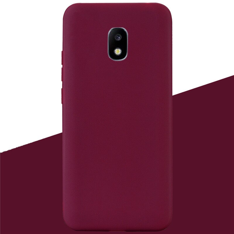 Silicone Case For Samsung Galaxy J5 Case J530 J530F Soft TPU Silicon Case For Coque Samsung J5 SM-J530F/ds Cover Coque: 10 Wine Red