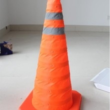 70 cm wysokość składane odblaskowe pachołki drogowe ostrzegawcze odblaskowe z tworzywa sztucznego Pachołek drogowy