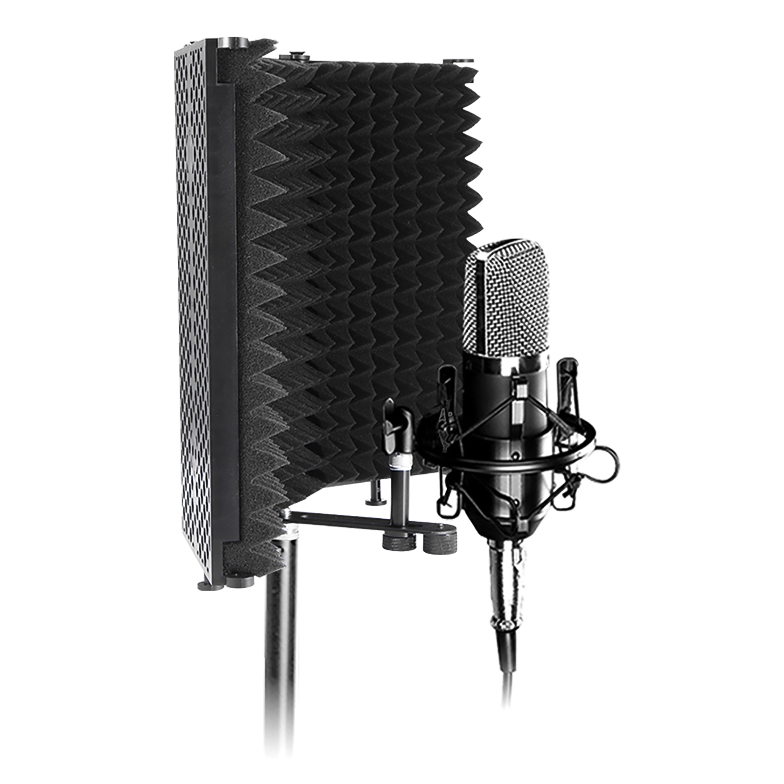 Foldable Studio Microphone Isolation Shield Recording Sound Absorber Foam Studio Soundproofing Pane Panel