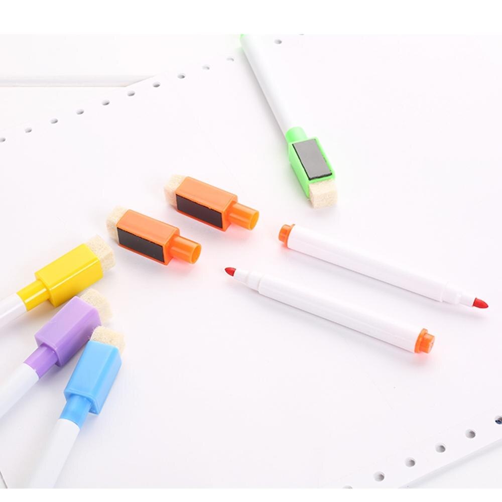 8PCS/Set Brand Whiteboard Pen Erasable Dry White For Office Drawing Supplies Children's School Student Pen Board Marker B4R9