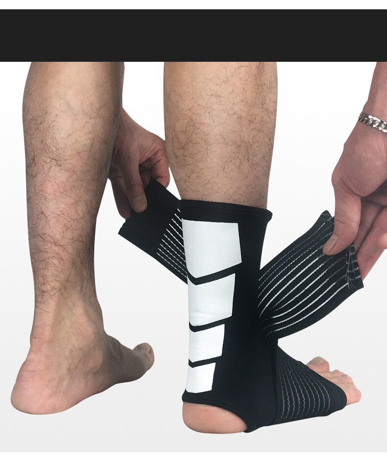 Sport Ankle Support Elastic High Protect Sports Ankle Equipment Safety Running Basketball Ankle Brace Support