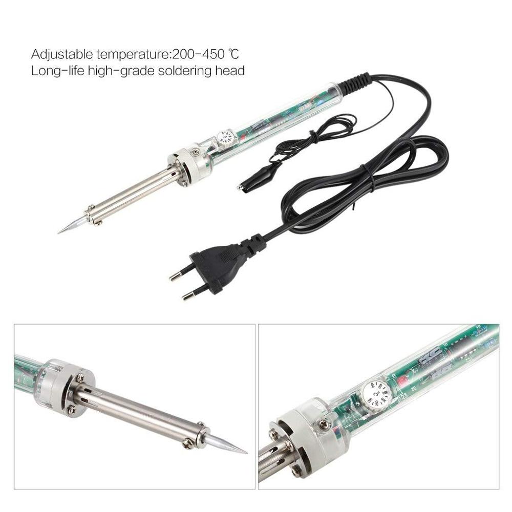 60W Adjustable Electric Soldering Iron temperature control Welding Solder Electric Heat Pencil Soldering Irons Repair Tool Pen