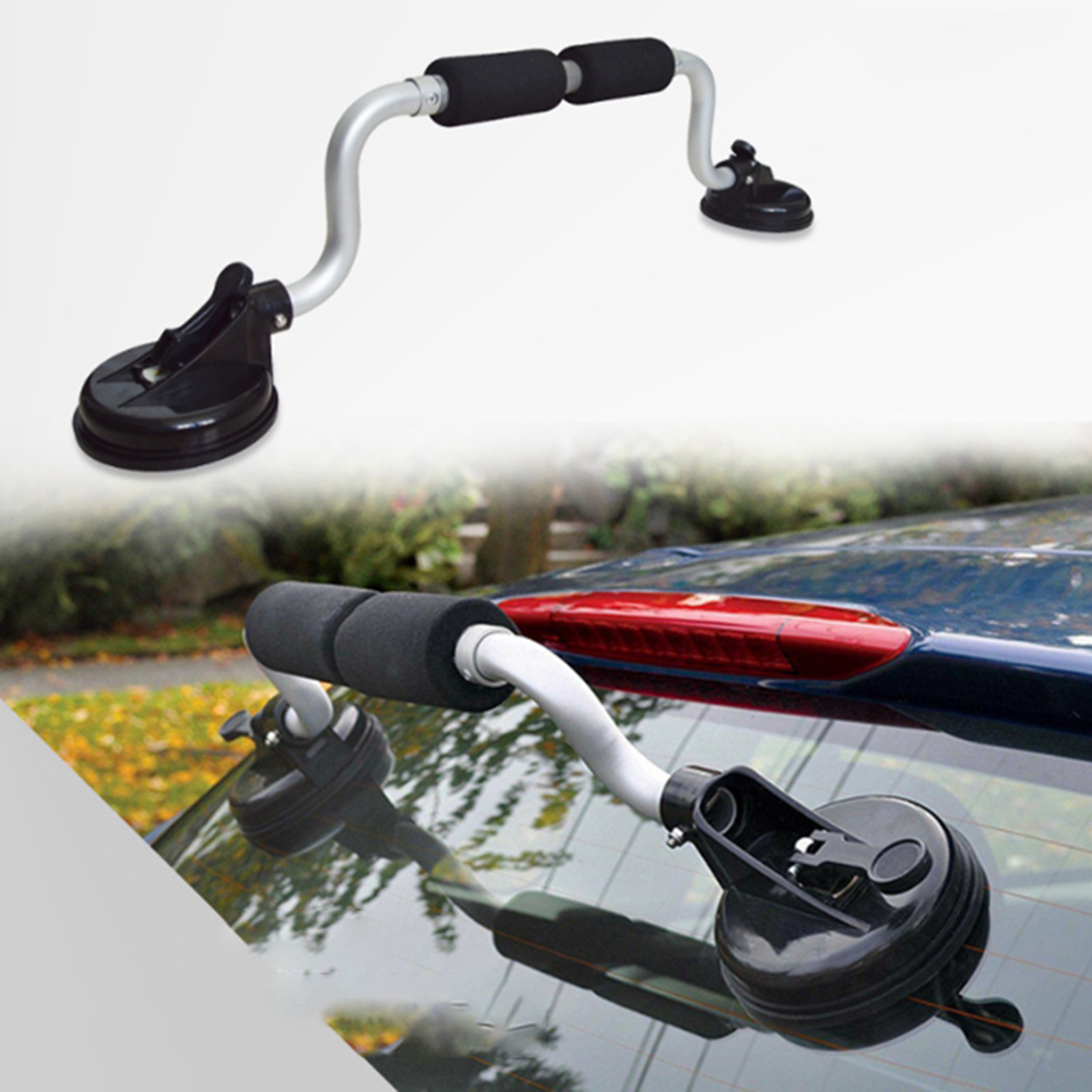 Kajak Träger Universal- Kajak Rolle Surfbrett Stiefel Drücker Auto Gestell Saugnapf Ski Paddleboard Snowboard Träger Aluminium