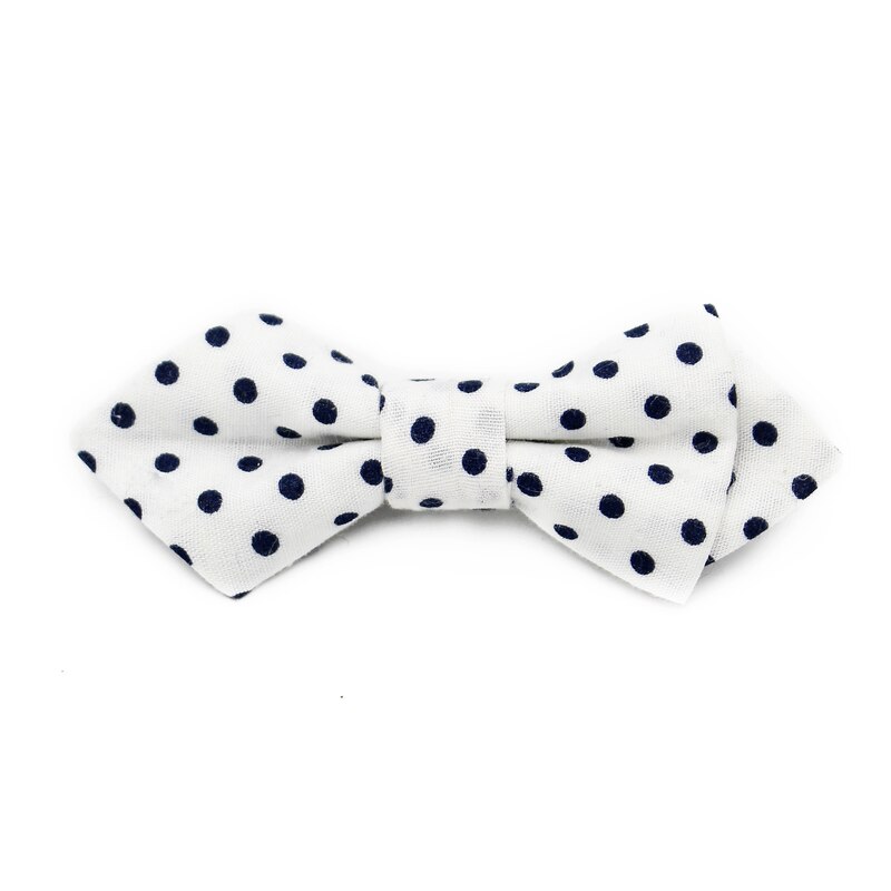 låve bowtie sikkerhetsnål 7 farger bølge punkt barn bowtie søt gutt bowtie