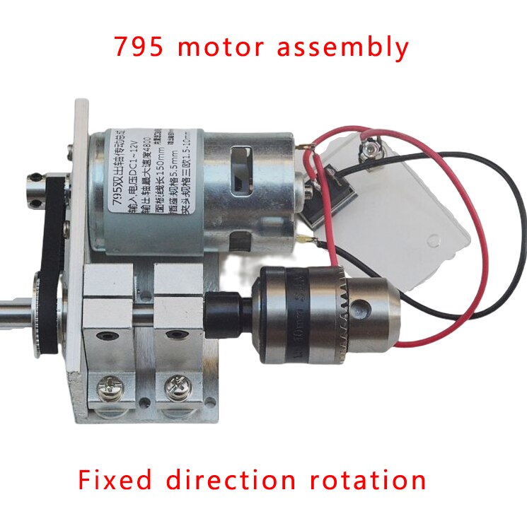 895/775/795 DC Motor, Lathe Assembly Spindle, High Torque, Bead Lathe, Forward and Reverse: Orange