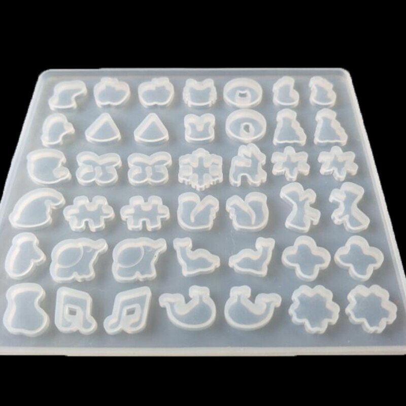 1pcs/lot UV Resin Jewelry Liquid Silicone Mold Square 42 Groove Mold Resin Molds For DIY Handwork Jewelry Finding Accessories