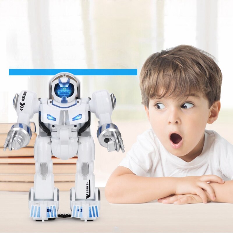 LeNengF Remote Control Robot RC Fingerprinting Transform Smart Walking Dancing ligent Programmable Toys for Kids