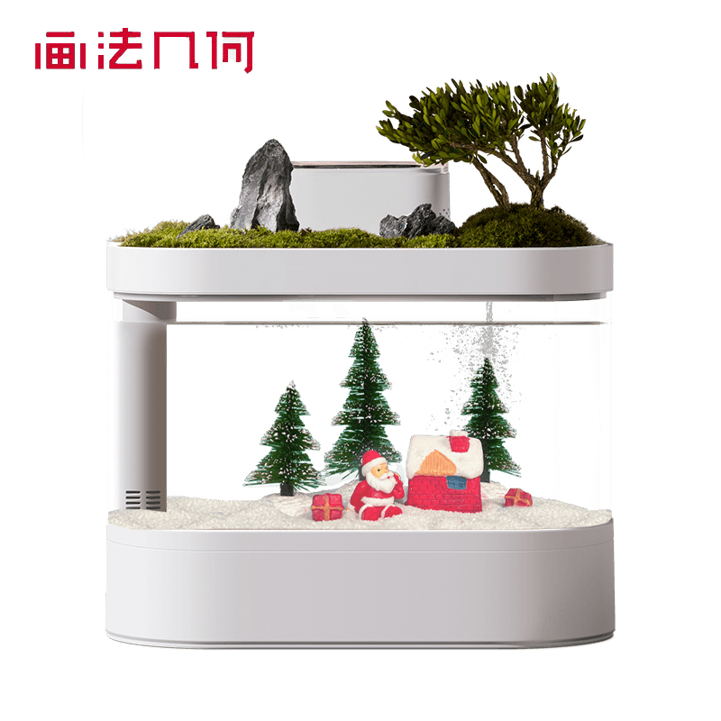 Xiaomi-filtro inferior anfibio inteligente para pecera, sistema de alimentación regular, Control por aplicación