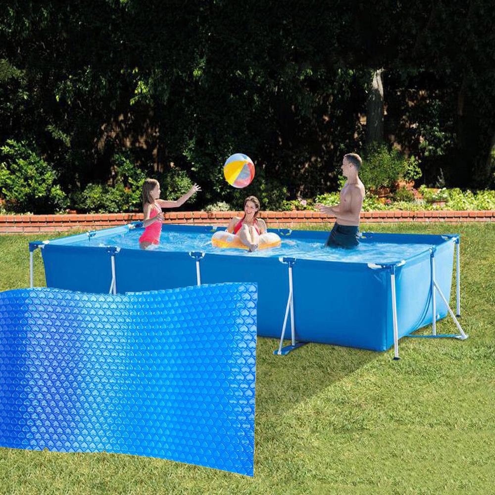 Couverture de Piscine gonflable en plein air, couverture solaire d'été, garde l'eau au , en intérieur, pour enfants