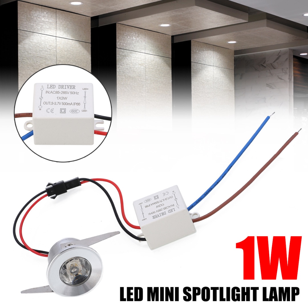 Mini Recessed Spotlight Lamp Ceiling Mounted LED Downlight 1W/3W Ceiling Light Mayitr Lighting Accessory