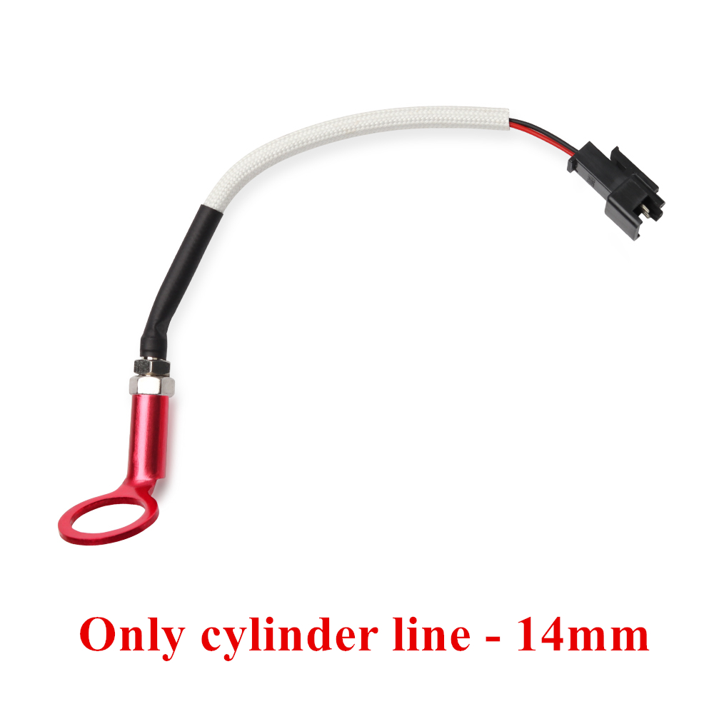 Thermomètre de moto, température de l'eau, mini-mètre pour XPrévention 250 300 NMAX CB 400 CB500X, capteur, jauges de thermomètre: Orange
