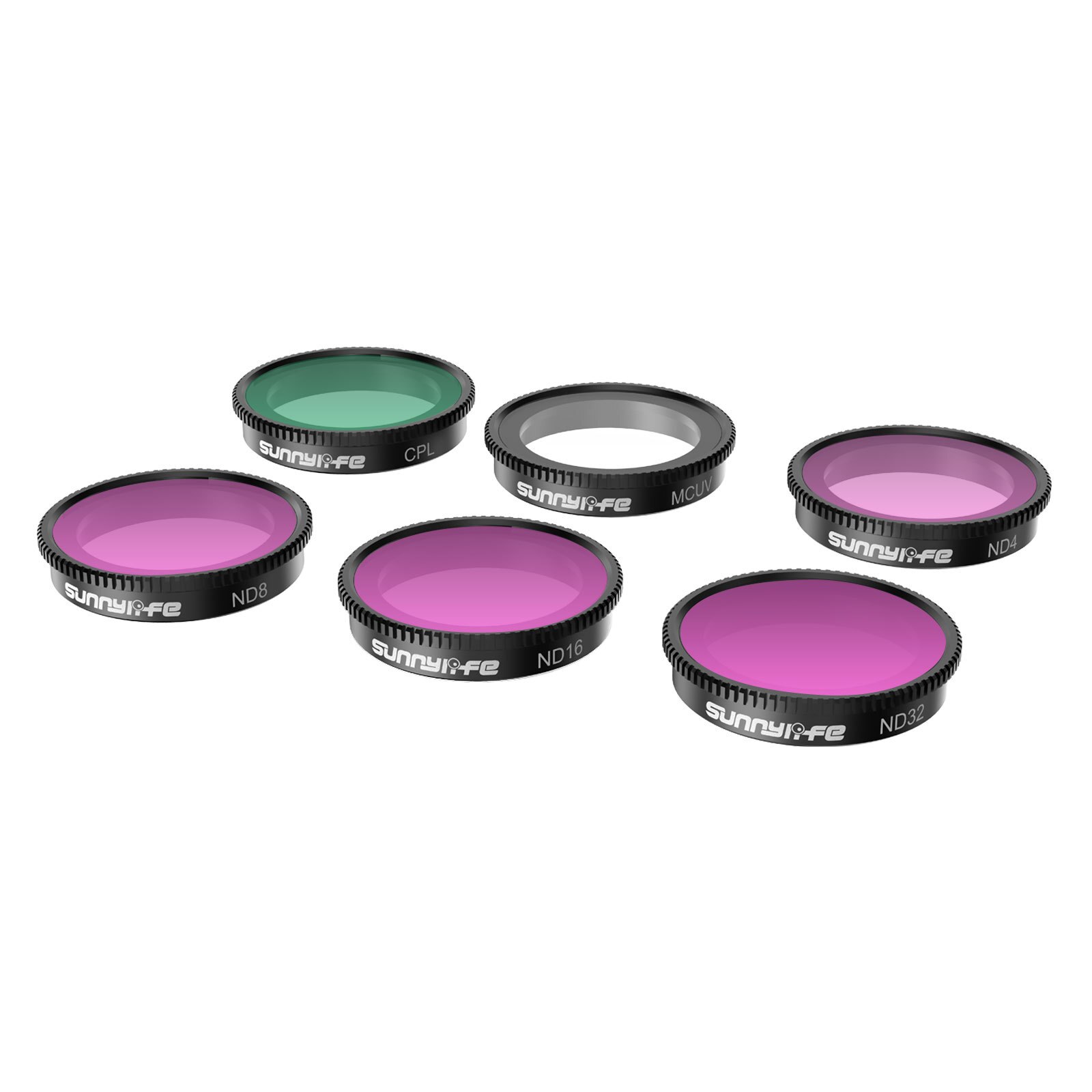 Insta360 GO 2-filtro de lente UV + CPL + ND4/8/16/32, Kit de protectores de vídeo Mini acción para Insta360 Go 2, accesorios de cámara de vidrio óptico: 6piece set