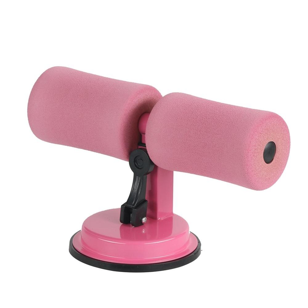 Suction Sit Up Aids T Bar Portable Ankle Support Sit-up Rack for Waist Abdomen Training and Gym Exercise Fitness THANKSLEE: Pink