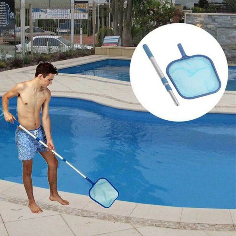 Leaf Net Grade Fine Mesh Pool Skimmer Net Bag Catcher Aquarium Swimming Pool Cleaning Tools Rake Accessories