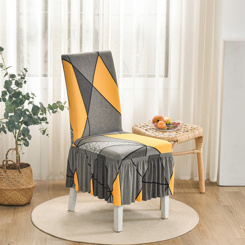 pokrowiec na krzesło ślubne spódnica na krzesła pokrowce na krzesła bez podłokietnika do jadalni biuro bankiet hotel vintage pokrowiec: YELLOW