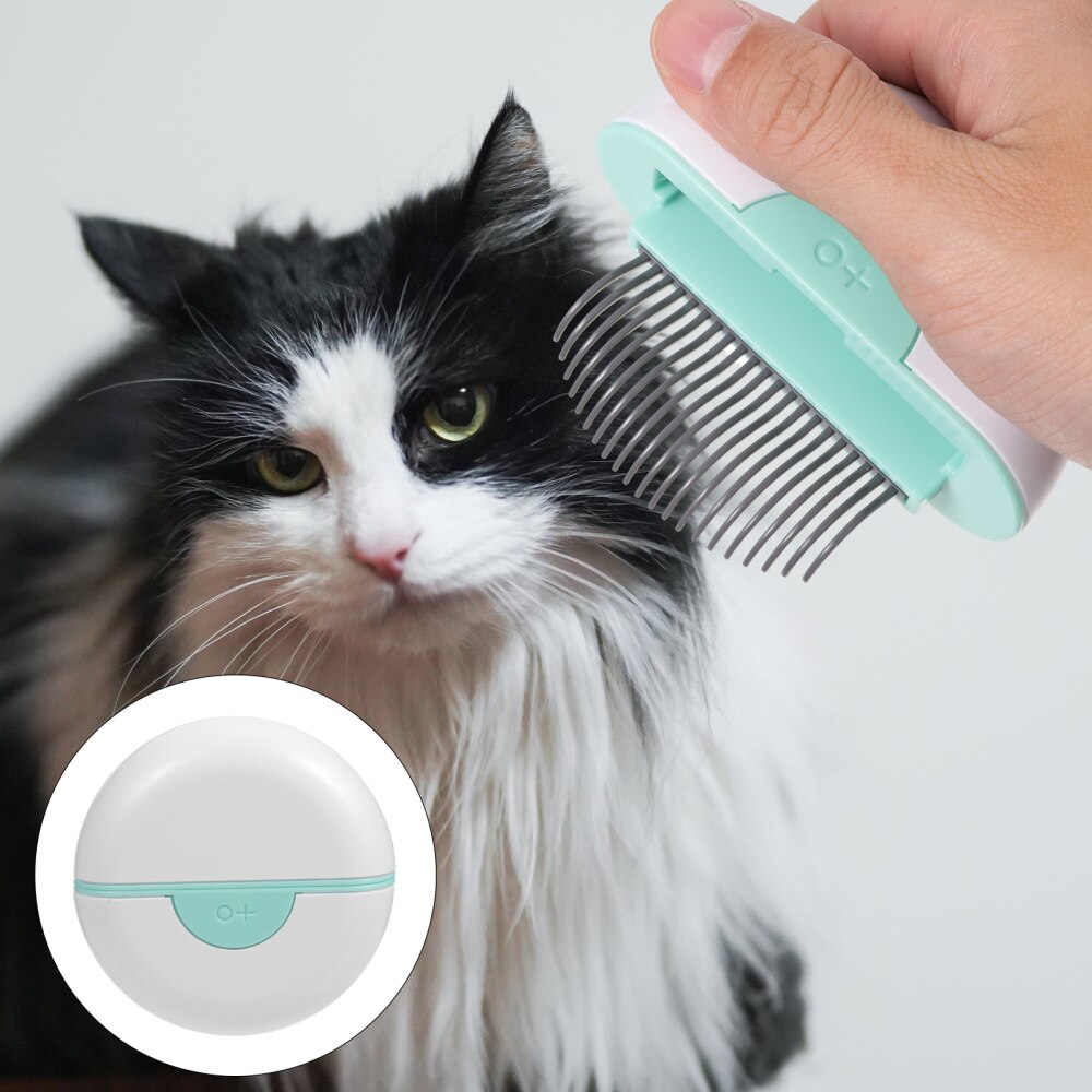 Kattenkam, borstel, hark, trim- en trimgereedschap, kattenkam, reinigingskam: Default Title