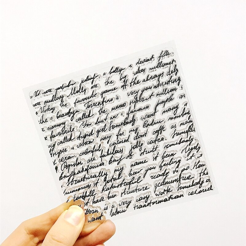 Kursiv engelsk avsnitt tydelig stempel gjør-det-selv-håndskriving journal dagbok bakgrunn dekorativ scrapbooking hobby håndverk leverandør