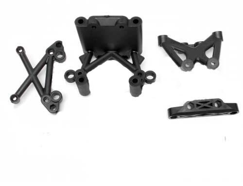 Plastic Front Bulk Head Set for 1/5 scale HPI KM ROVAN baja 5B 5T 5SC - 85009