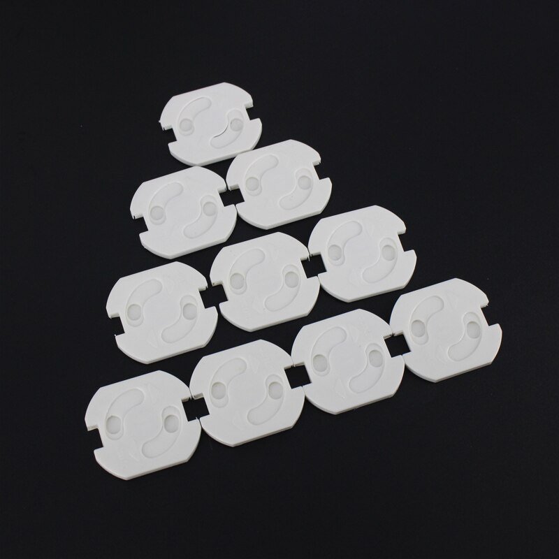 10 Pcs Plugs Protector Cover Cap Guard Protection Anti Electric Shock Mother Kids Child Safety Equipment EU Power Socket