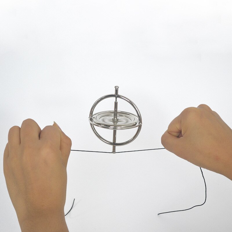 Metall Mechanik Gyroskop Tradition Puzzle Spielzeug Erhaltung Der Drehimpuls Magische Raum Physik Wissenschaft Lehre