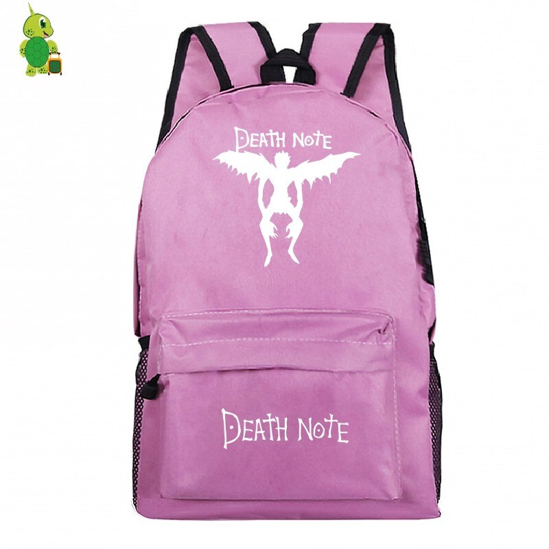 Death Note-mochila informal para ordenador portátil, morral escolar para adolescentes, niñas y niños, bolsos de hombro de viaje a la , bolsas de libros para niños: 801-Note3b-Note2b-10