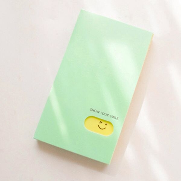 Smile Business Card Holder organizador ID tarjeta de crédito caso bolso monedero 120 tarjetas titular verde