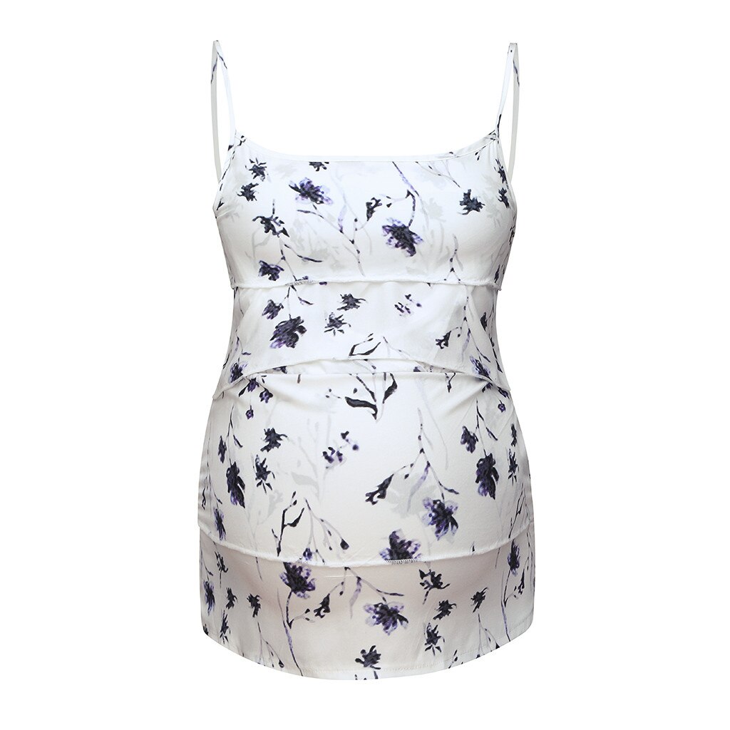 Tops florales sin mangas para mujeres – Grandado